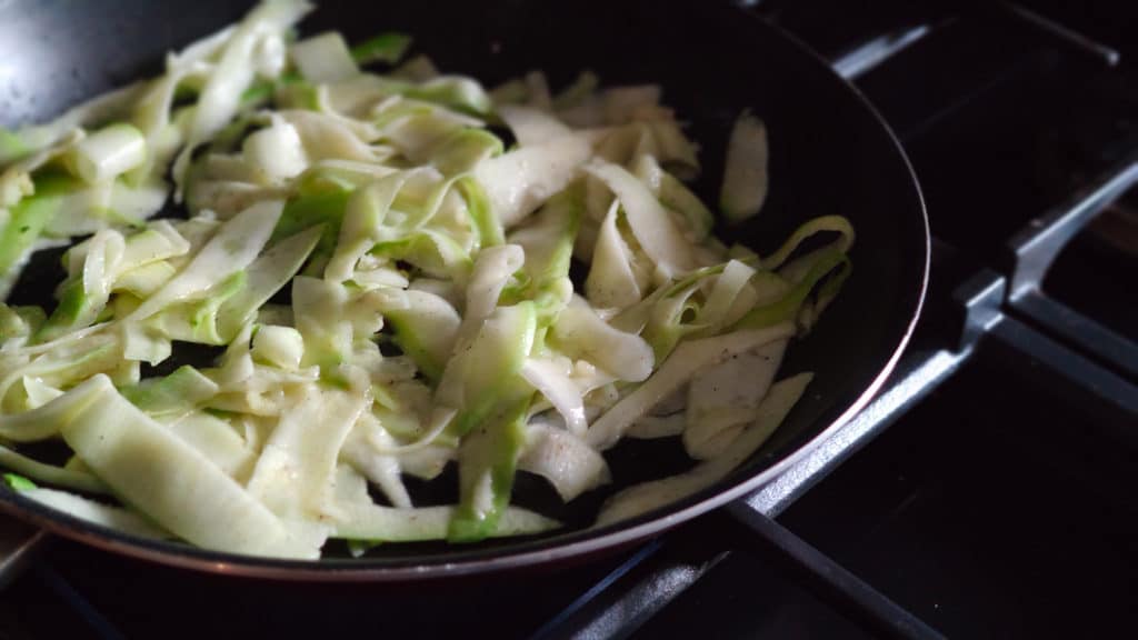 Courgettes à l'ail et au citron