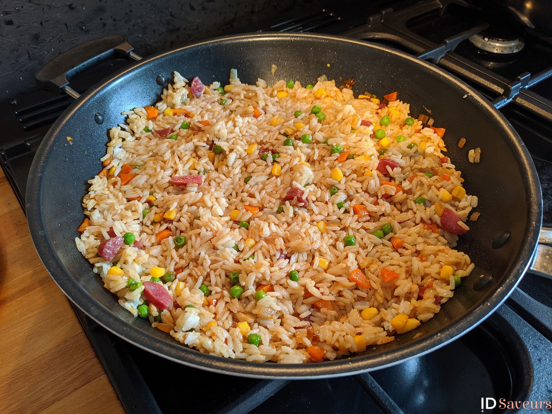 La recette du Riz Cantonais par ID Saveurs, comme un air d