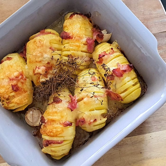 Pommes de terre Hasselback au Beaufort